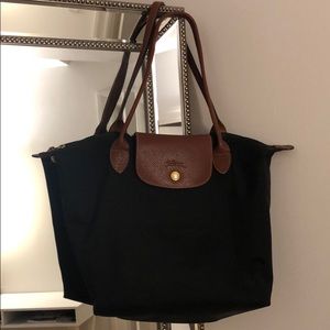 Longchamp black tote bag